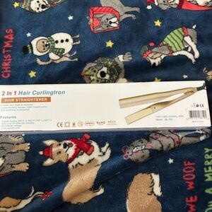 Hair curling iron/straightener